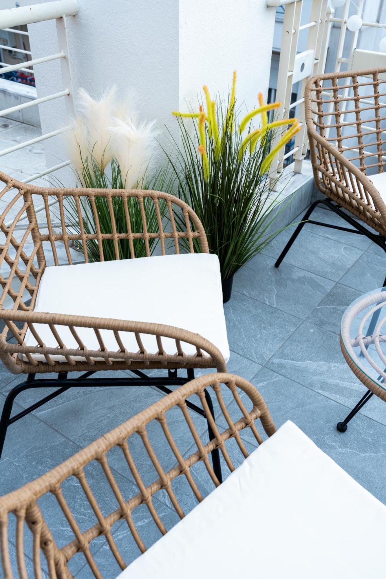 Pomegranate Luxury Penthouse Maisonette With Beautiful Terrace & Free Parking By Binobi ! Thessaloníki Eksteriør bilde